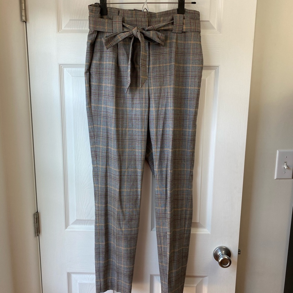 Express Plaid Work Pants